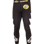 True Illusion Original Brazilian Jiu Jitsu Spats: Front View of the Compression Gear, designed for MMA and grappling athletes.