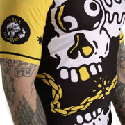 Side View: True Illusion Short Sleeve BJJ Rash Guard - Original - MMA Apparel