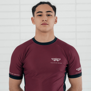 Atlas Apex Burgundy Rashguard No Gi Brazilian Jiu Jitsu