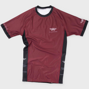 Atlas Apex Burgundy Rashguard No Gi BJJ