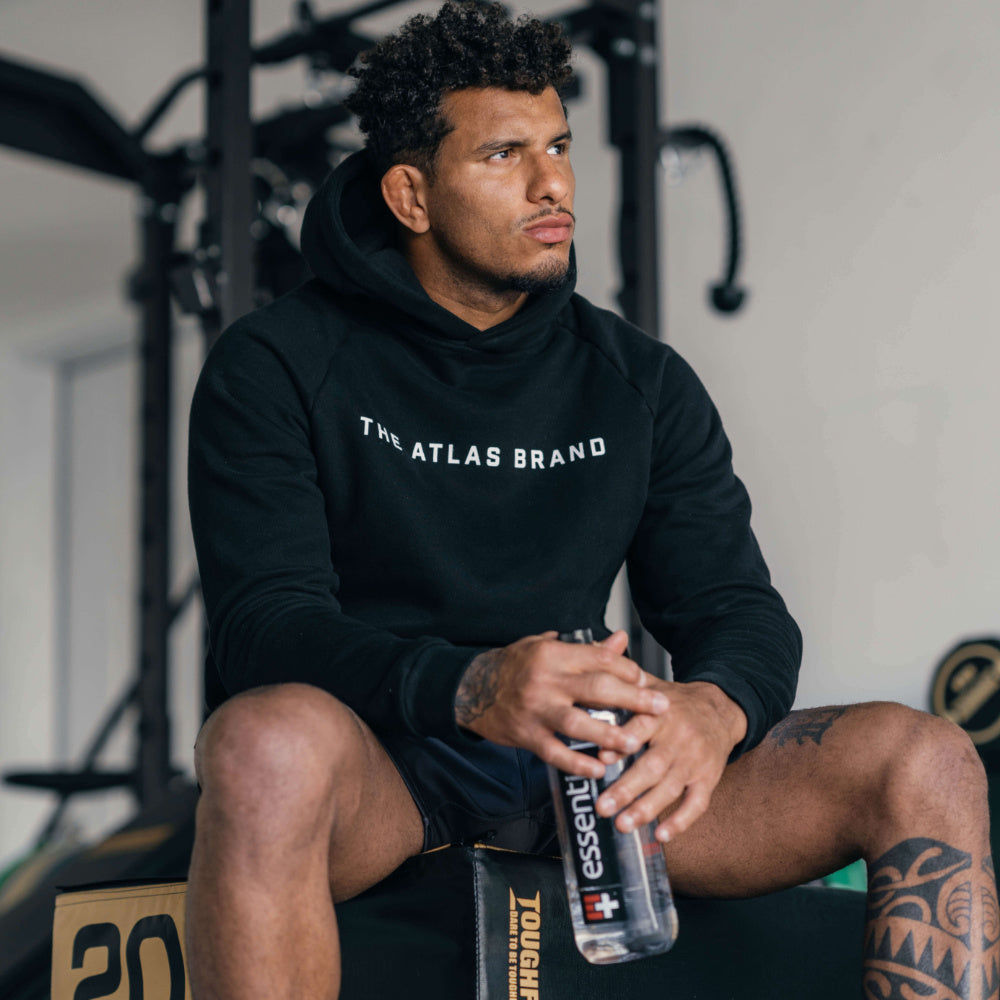 The Atlas Brand - Essentials Hoodie - Comfortable Apparel for Brazilian Jiu Jitsu Enthusiasts