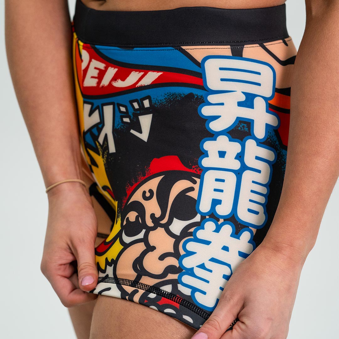 Brazilian Jiu Jitsu Kureiji Uni-Sex Vale Tudo Shorts, Dragon Punch, No-Gi