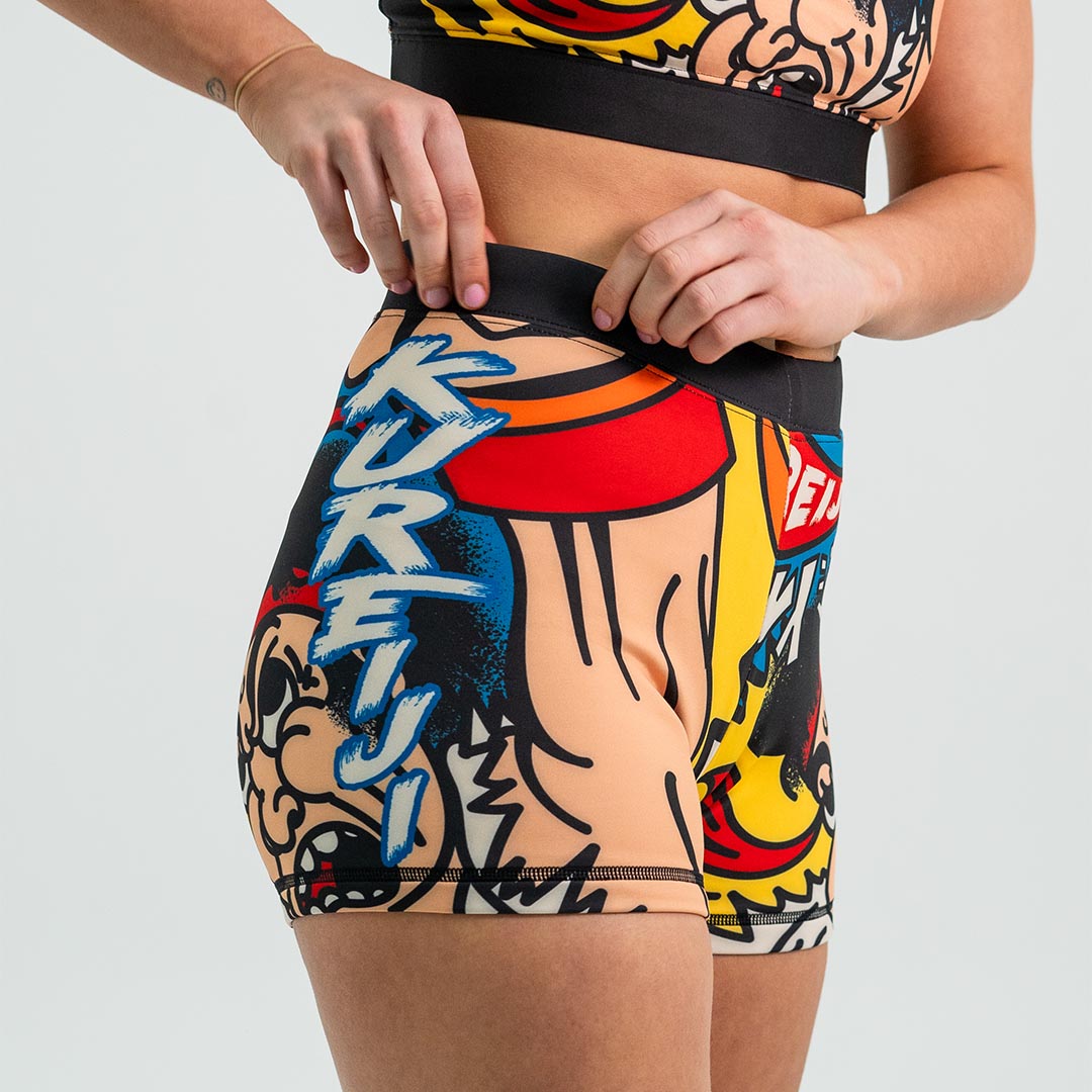 Kureiji Dragon Punch Uni-Sex Vale Tudo Shorts, Brazilian Jiu Jitsu, No-Gi BJJ