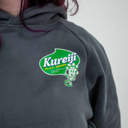 Chest print close up of Kureiji Hoodie Twistied Fingers Chicken