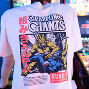 Close up back view of Kureiji T-Shirt Gigante when worn