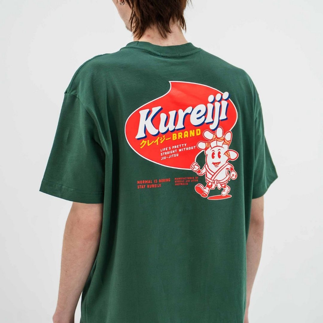 Back print detail of Kureiji T-Shirt Twistied Fingers Cheese
