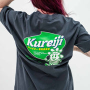 Back print close up of Kureiji T-Shirt Twistied Fingers Chicken