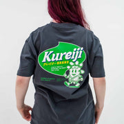 Back view of Kureiji T-Shirt Twistied Fingers Chicken when worn