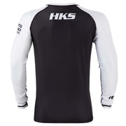 Hooks Long Sleeve Ranked Rashguard - White - Just Jits