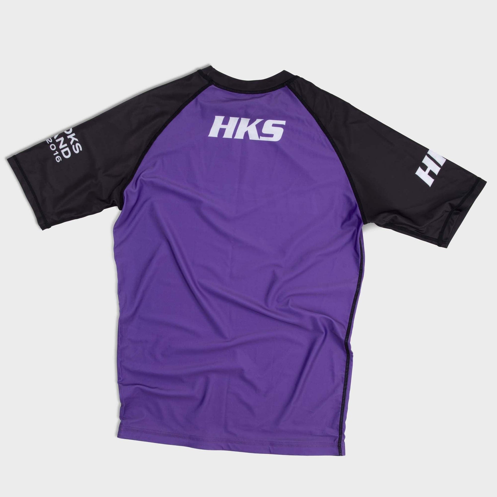 Hooks Short Sleeve Ranked Rashguard - Purple - Just Jits