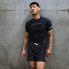 AT23 Black Hybrid Shorts by The Atlas Brand: Engineered for Performance in Brazilian Jiu Jitsu