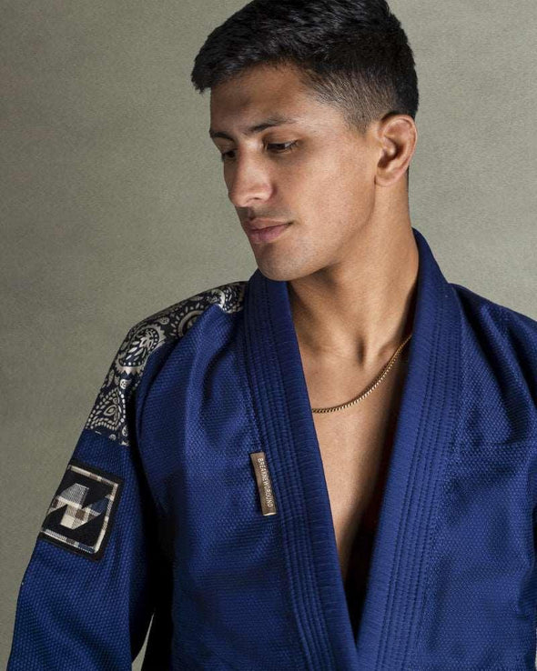 BNG Paisley Navy - Volume 16.0 Jiu Jitsu Gi