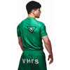 Black Label Green Rashguard: "雖死不敗" - Courageous resilience embodied.