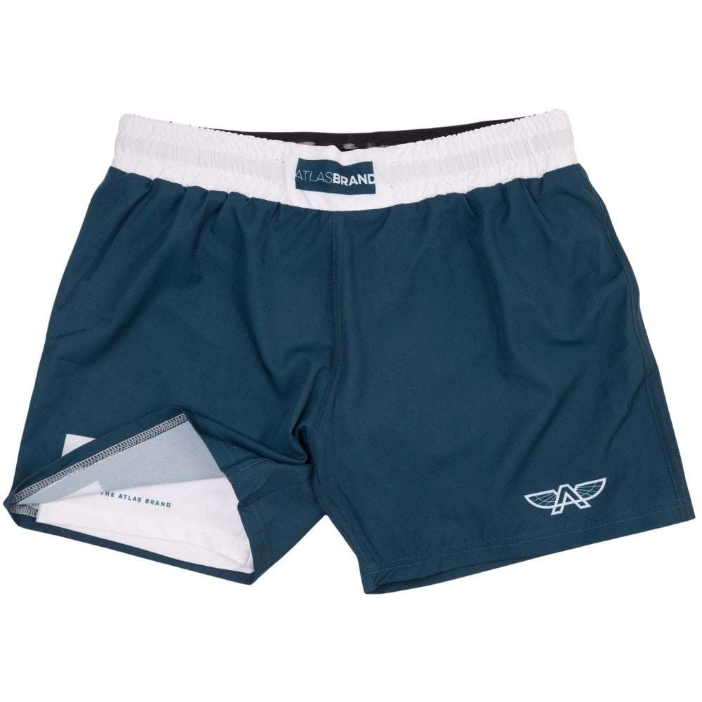 The Atlas Brand AT23 Hybrid Shorts: Perfect for Brazilian Jiu Jitsu and Formula 1 Enthusiasts - Blue