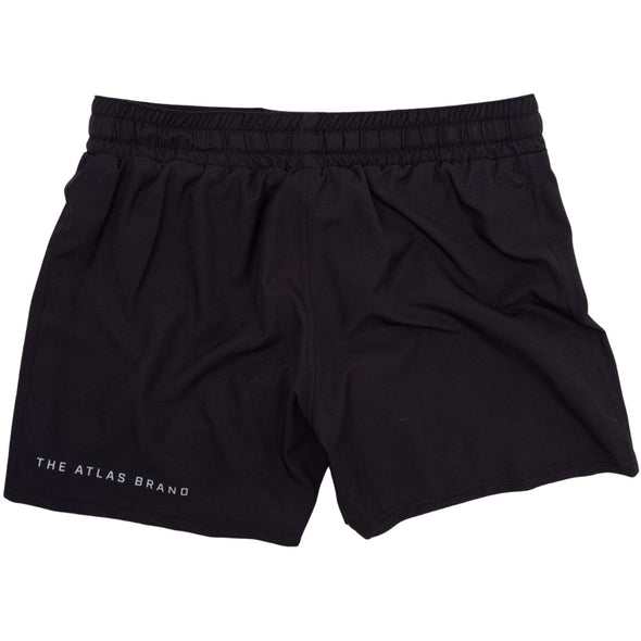 The Atlas Brand AT23 Black: Premium Hybrid Shorts for BJJ and Formula 1 Fans