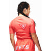 VHTS Black Label Special Edition BJJ Brazilian Jiu Jitsu Short Sleeve Rashguards Model - Pink Back