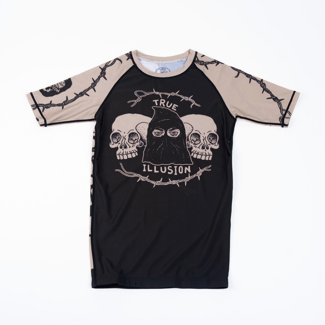 True Illusion Short Sleeve BJJ Rash Guard - Executioner