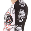 True Illusion Long Sleeve BJJ Rash Guard - Game Over - Side View for MMA