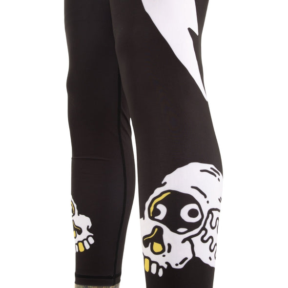 Front Profile of Original BJJ Spats by True Illusion: MMA Grappling Spats, perfect for BJJ practitioners and MMA fighters.