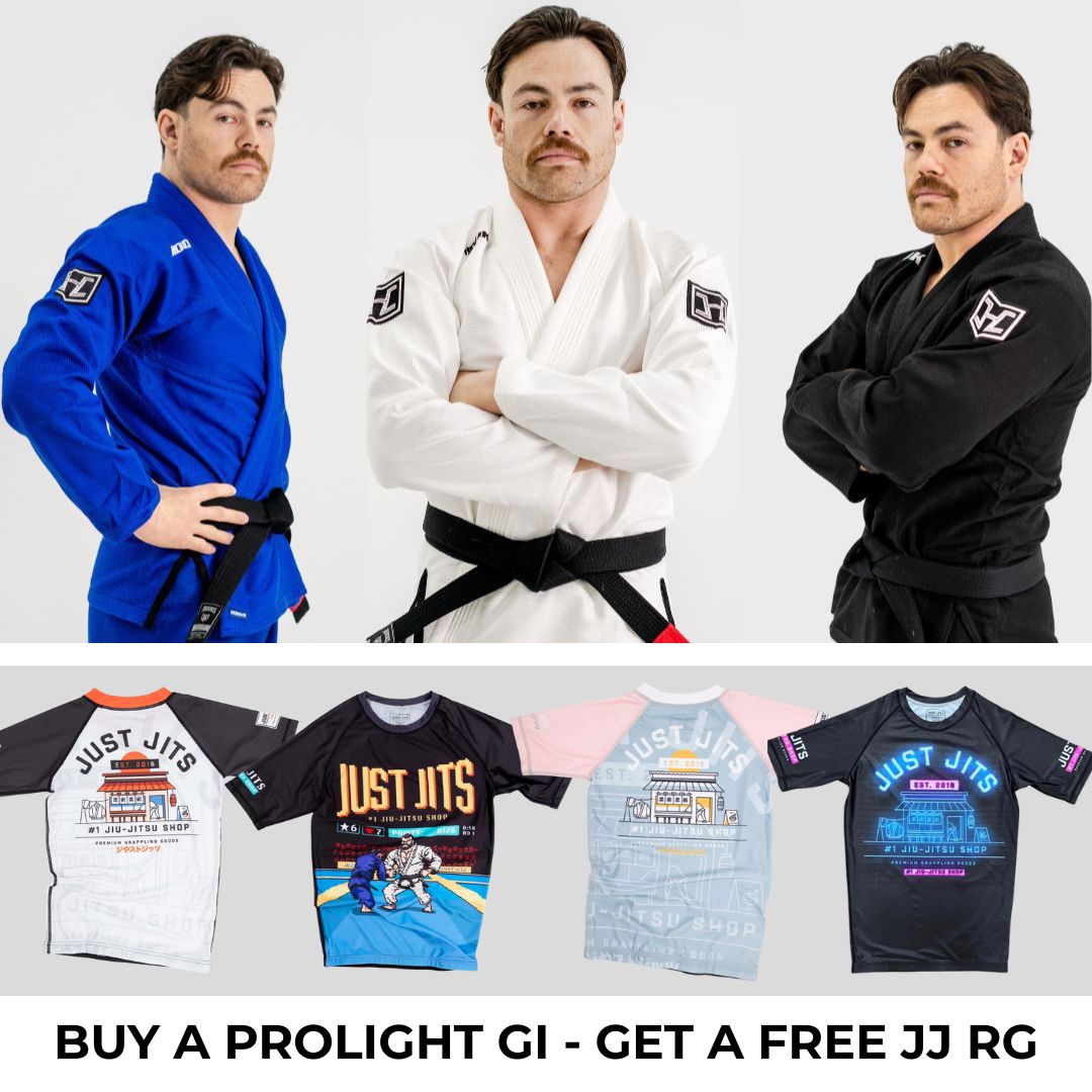 Hooks x Just Jits - Gi + Rash Guard Bundle - FREE Rash Guard