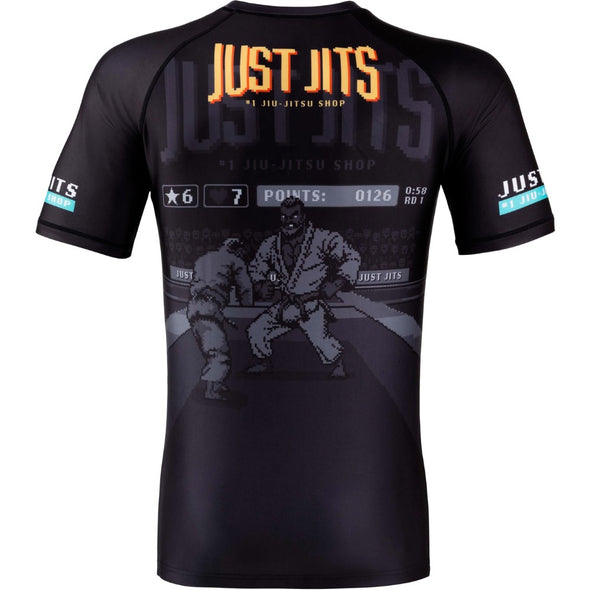 Enhance your No Gi experience with the Just Jits 8 Bit Jits Out Rashguard