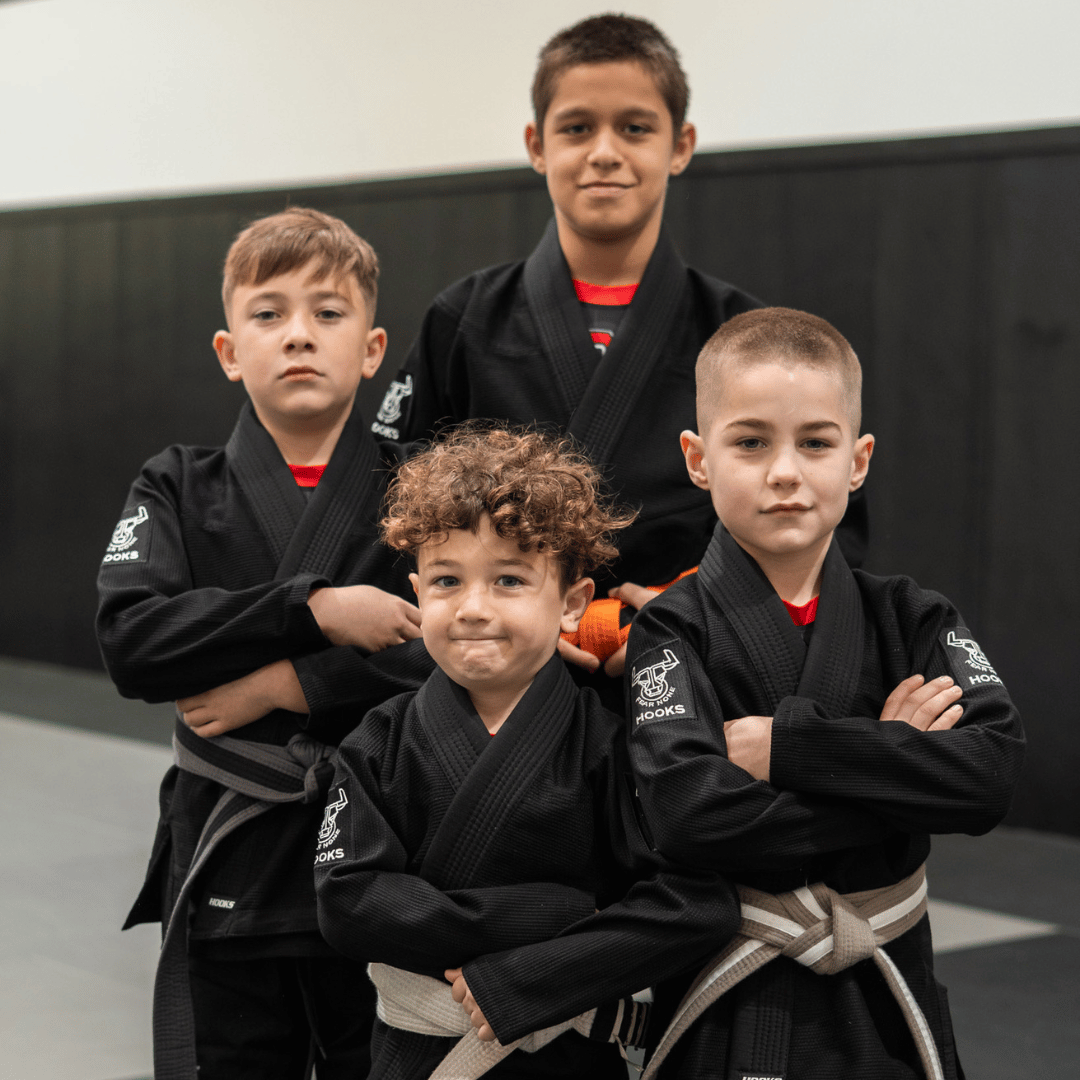 Hooks Kids BJJ Gi - Headstrong includes White Belt