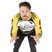 Front View of Model: True Illusion Long Sleeve BJJ Rash Guard - Original - MMA Apparel