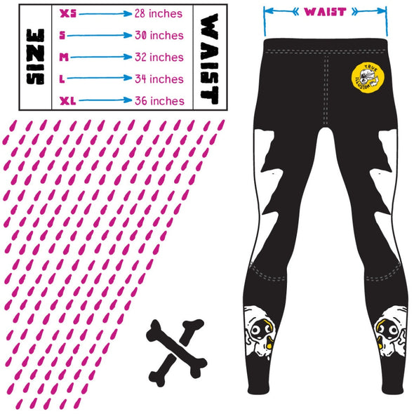 Game Over BJJ Spats Size Guide: Find your perfect fit with True Illusion, ideal for Brazilian Jiu Jitsu and MMA enthusiasts.