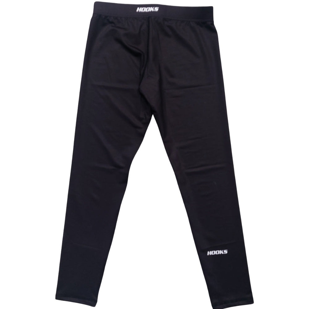 Hooks Women's Core BJJ Spats - Black flat lay