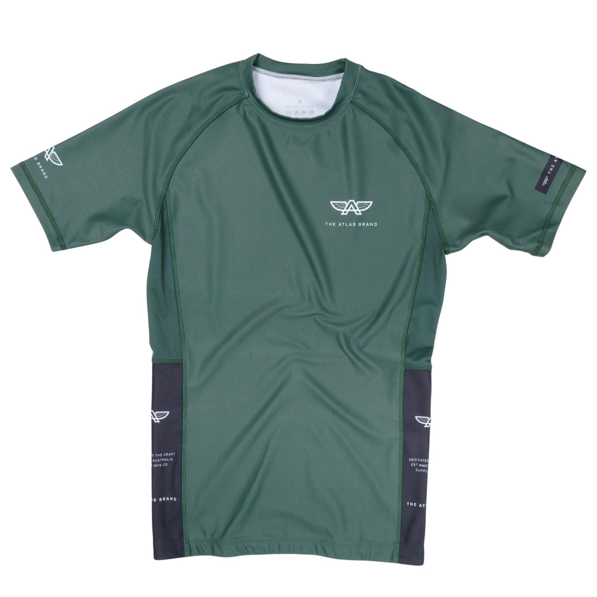 The Atlas Brand - Women's Apex S5 Recon Rash Guard flat lay