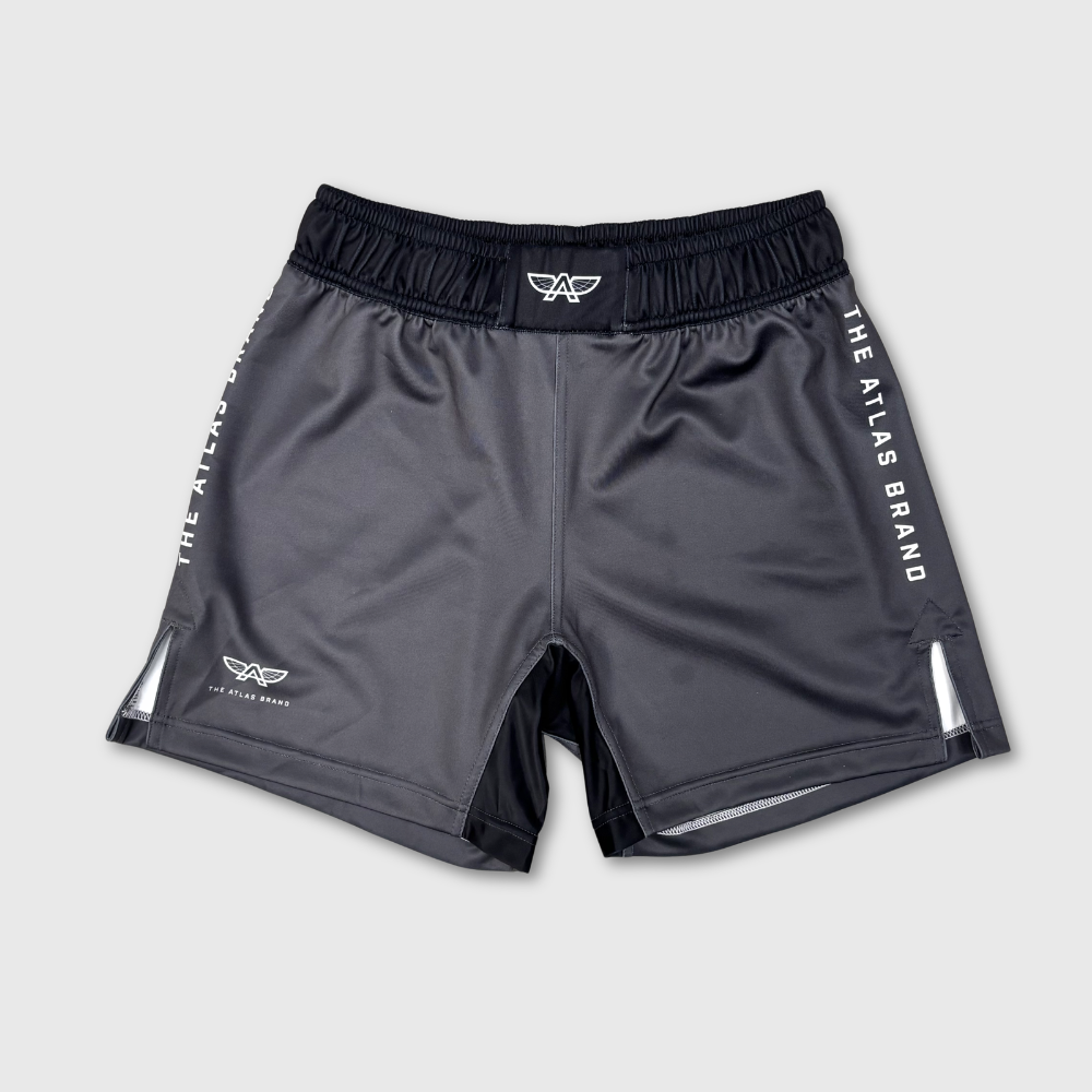 The Atlas Brand - Women's AXIS Shorts - Slate flat lay