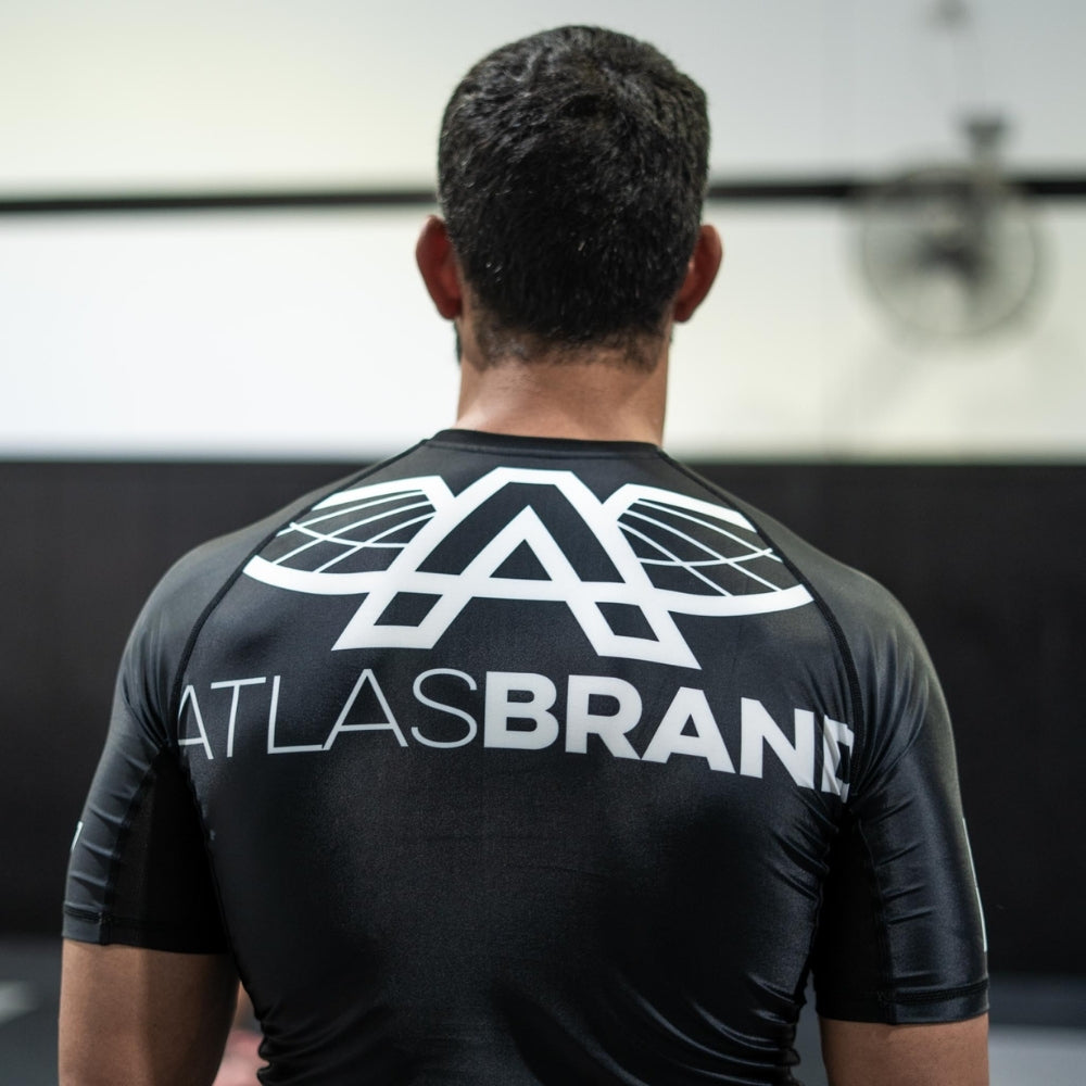 The Atlas Brand - Ranked Rash Guard - Black