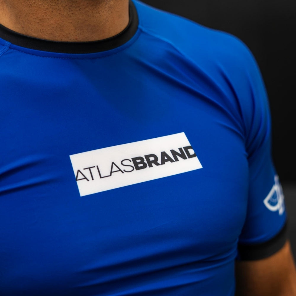 The Atlas Brand - Ranked Rash Guard - Blue