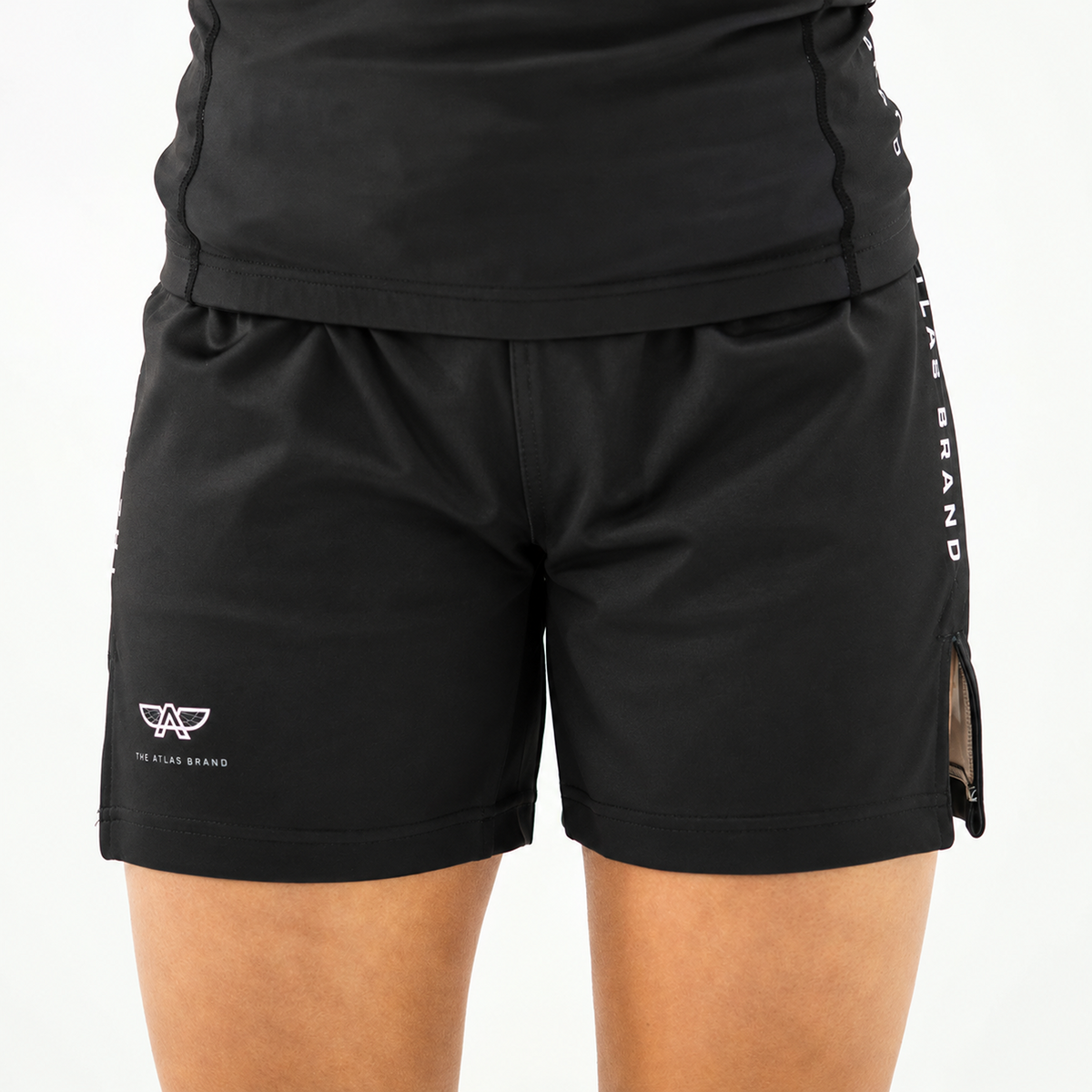The Atlas Brand - Women's AXIS Shorts - Black - loosened fit