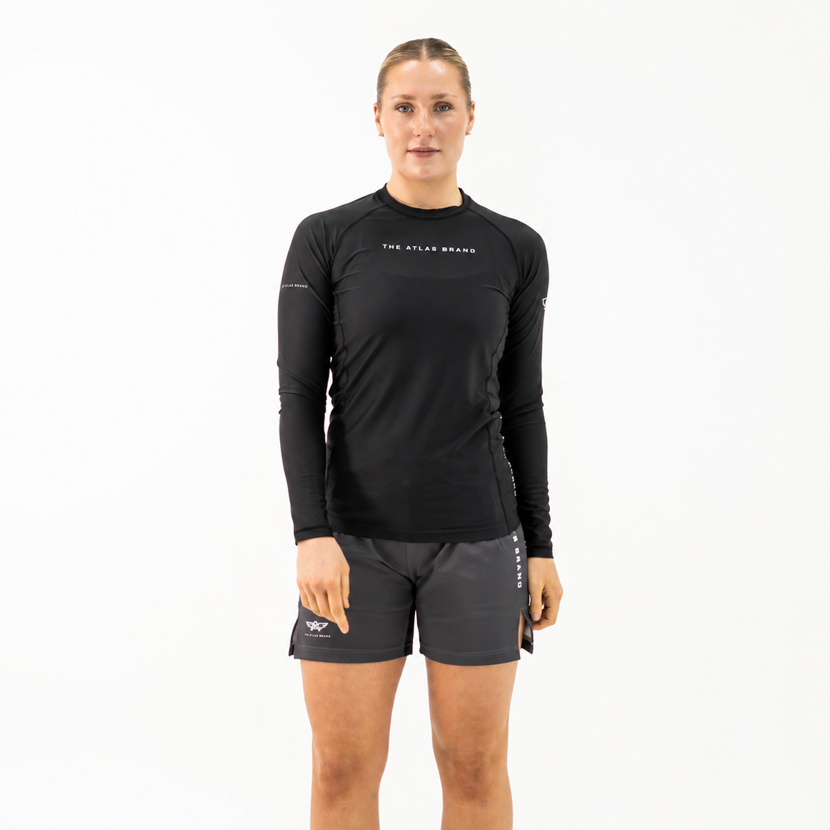The Atlas Brand - Women's AXIS Shorts - Slate - loosened fit