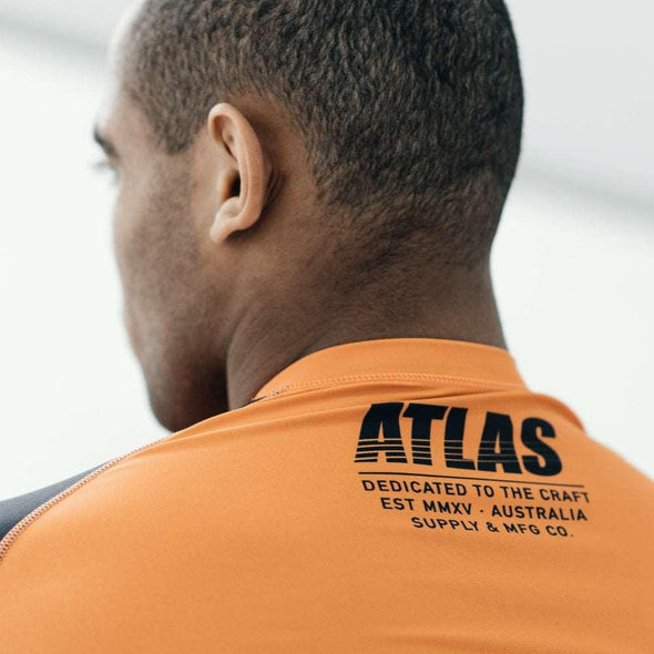 Atlas Splitter Rashguard - Burnt Orange