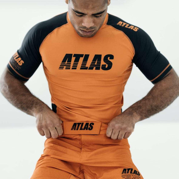 Atlas Splitter Rashguard - Burnt Orange