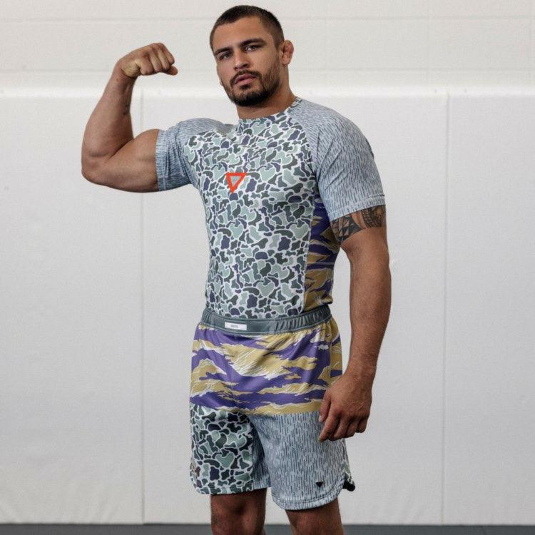 VHTS - Camo series “Multi Patch” combat shorts - Just Jits
