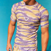 VHTS - Camo series “Tiger” short sleeve rash guard - Just Jits