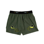 True Illusion Women's Shorts - Fire Skull flat lay