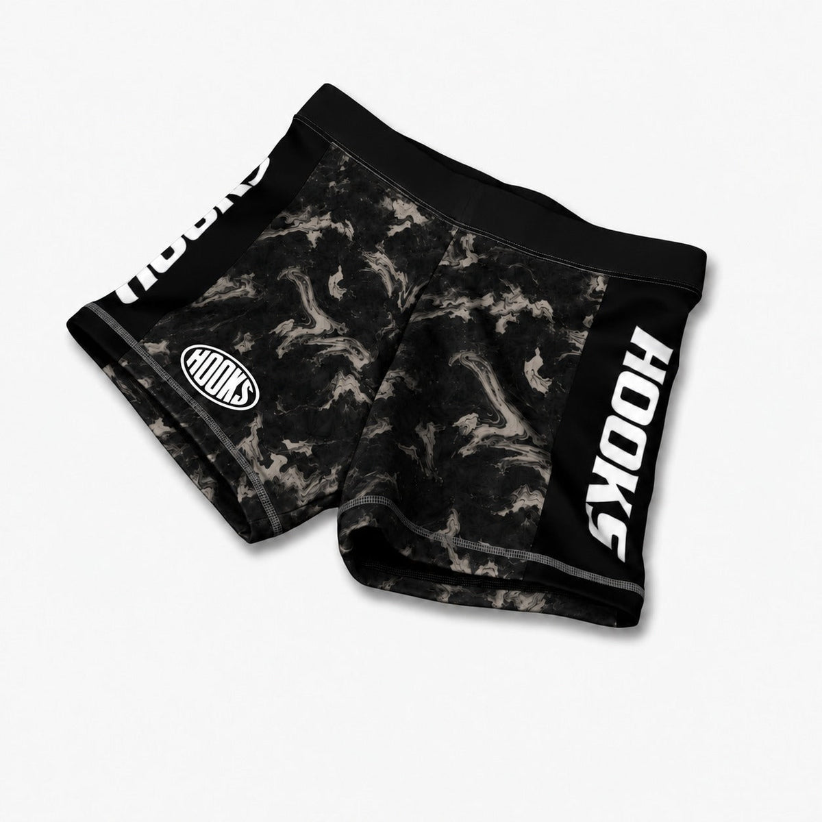Granite flex shorts, design preview (angle)
