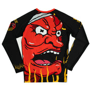 True Illusion Women's Long Sleeve Rash Guard - Grappling Demon flat lay