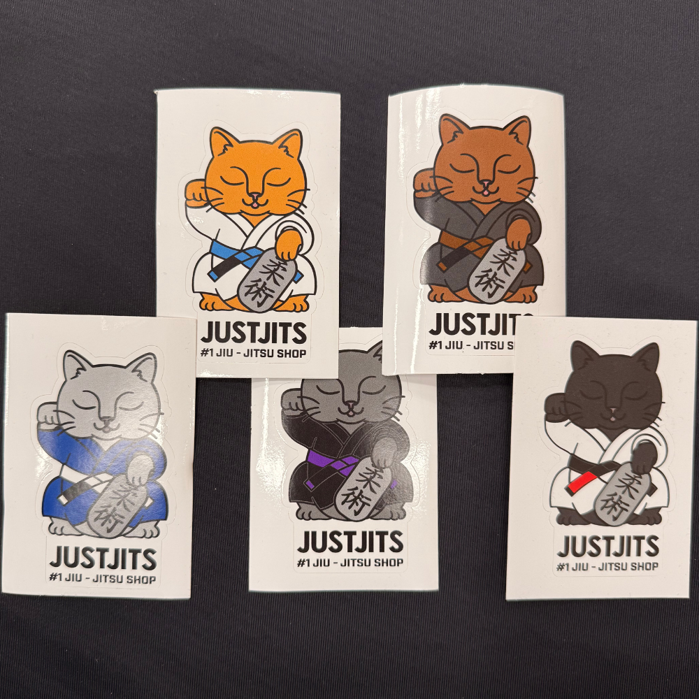 Just Jits - Ranked Belt Cat Sticker Pack