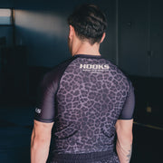 Panther Hooks Short Sleeve BJJ Rashguard