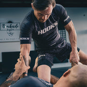 Panther Hooks Short Sleeve BJJ Rashguard