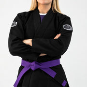 Hooks Women's Core BJJ GI - Black includes White Belt 4