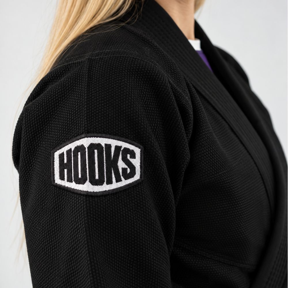 Hooks Women's Core BJJ GI - Black includes White Belt 2