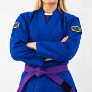 Hooks Women's Core BJJ GI - Blue includes White Belt 1
