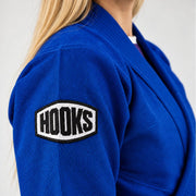 Hooks Women's Core BJJ GI - Blue includes White Belt 3