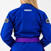 Hooks Women's Core BJJ GI - Blue includes White Belt 4